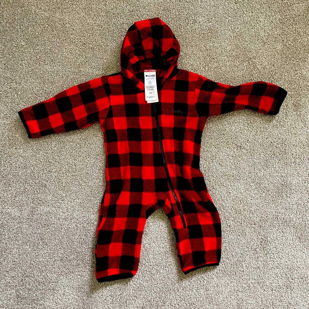 Columbia baby fleece bodysuit
